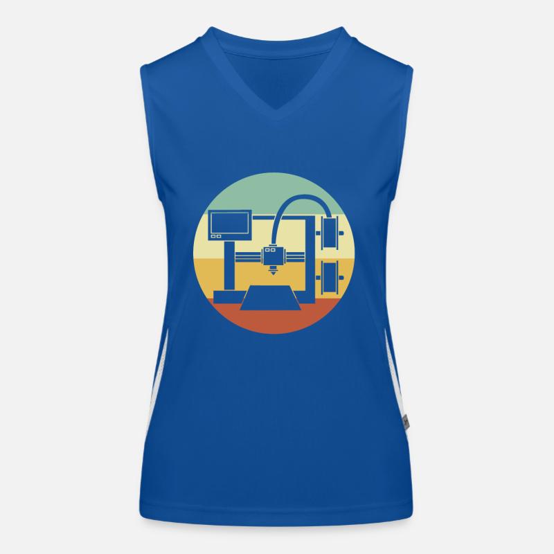 3D Printing Women's Functional Contrast Tank Top