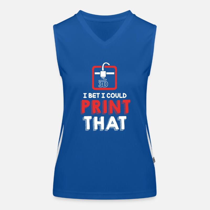 3D Printing Women's Functional Contrast Tank Top
