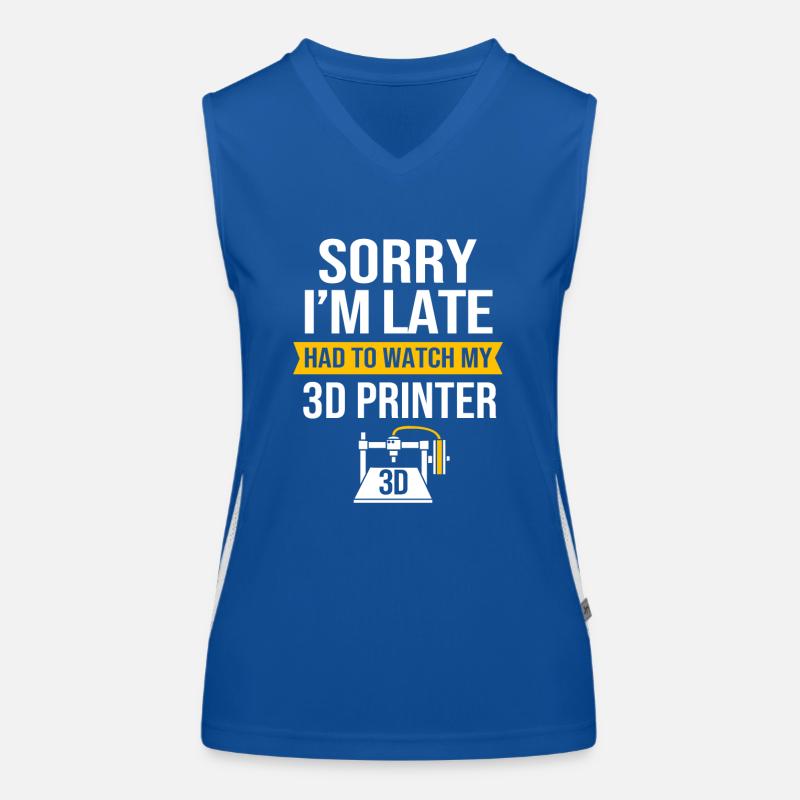 Impression 3D Débardeur respirant contrasté Femme