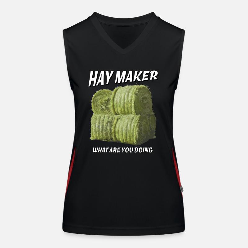 HAY MAKER Funktionelles Kontrast-Tank Top für Frauen