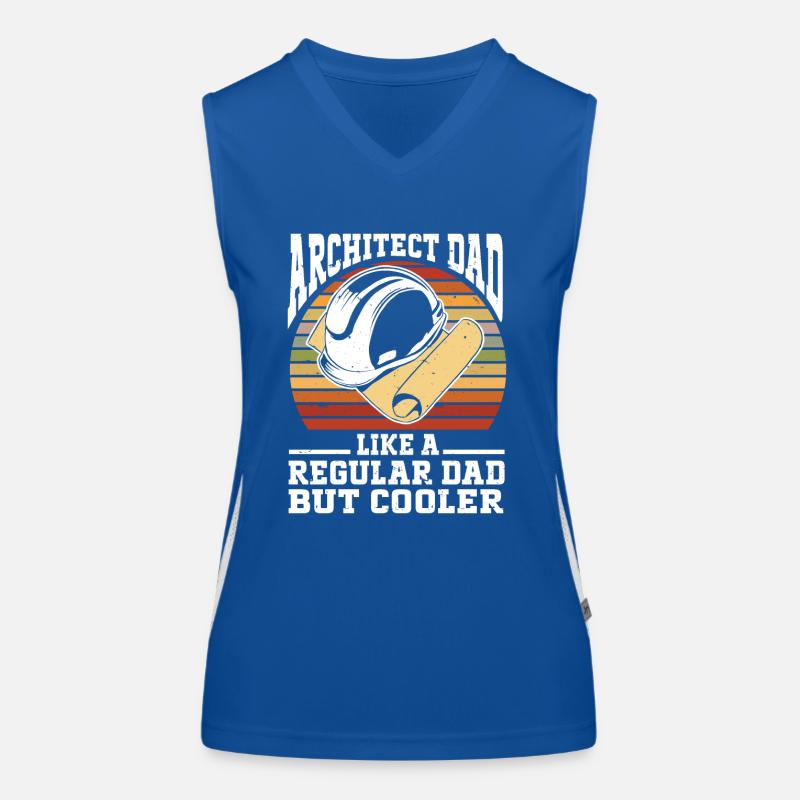 Architect Architecture Funktionelles Kontrast-Tank Top für Frauen