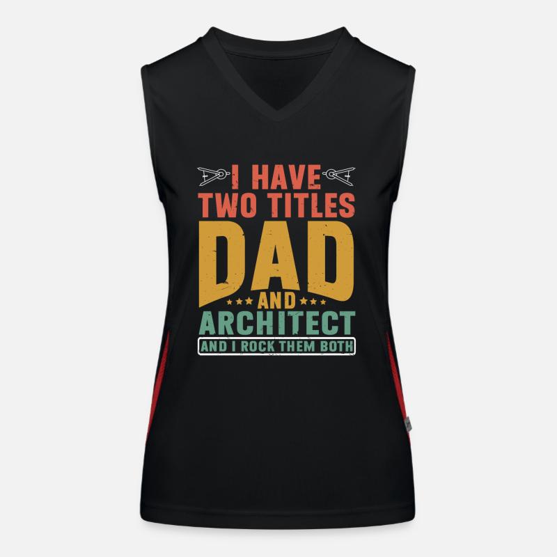 Architecte Architecture Débardeur respirant contrasté Femme