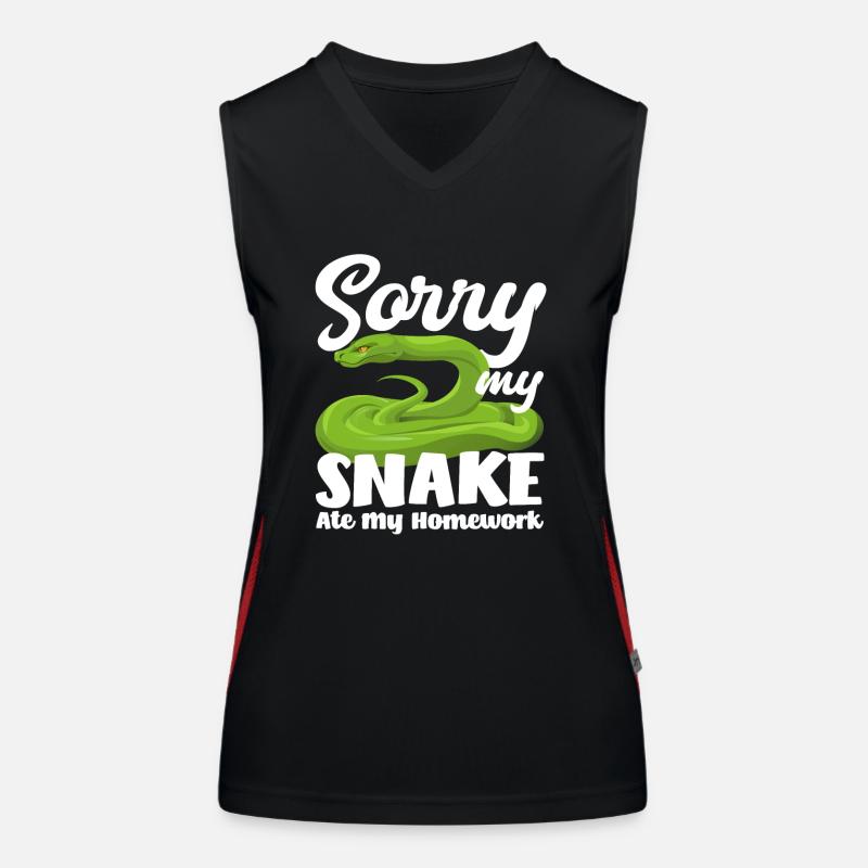 Devoirs de serpent Débardeur respirant contrasté Femme