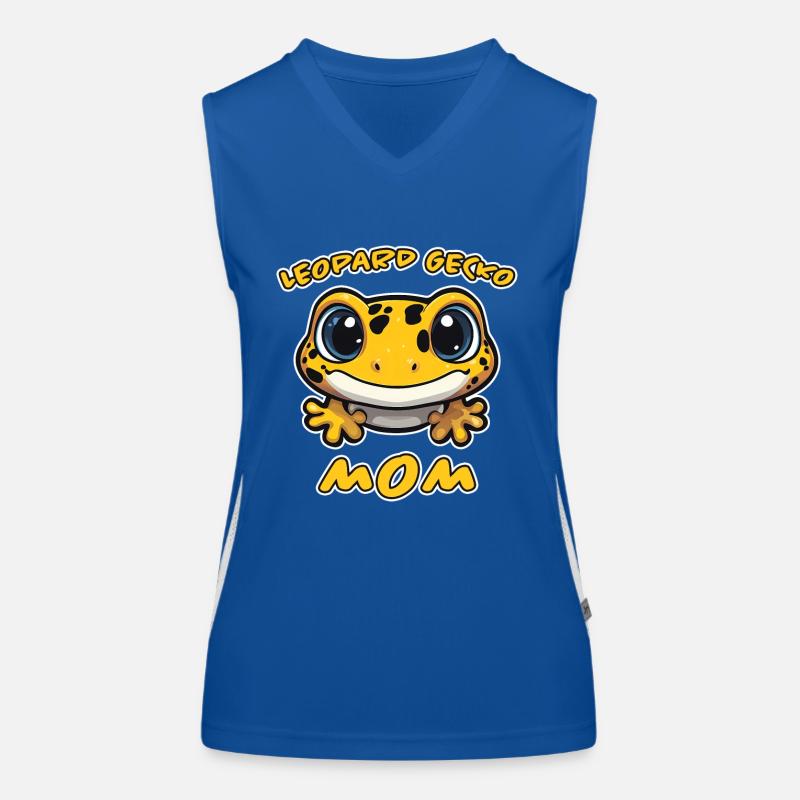 Leopardgecko Spruch Lustiges Leopardgecko Geschenk Funktionelles Kontrast-Tank Top für Frauen