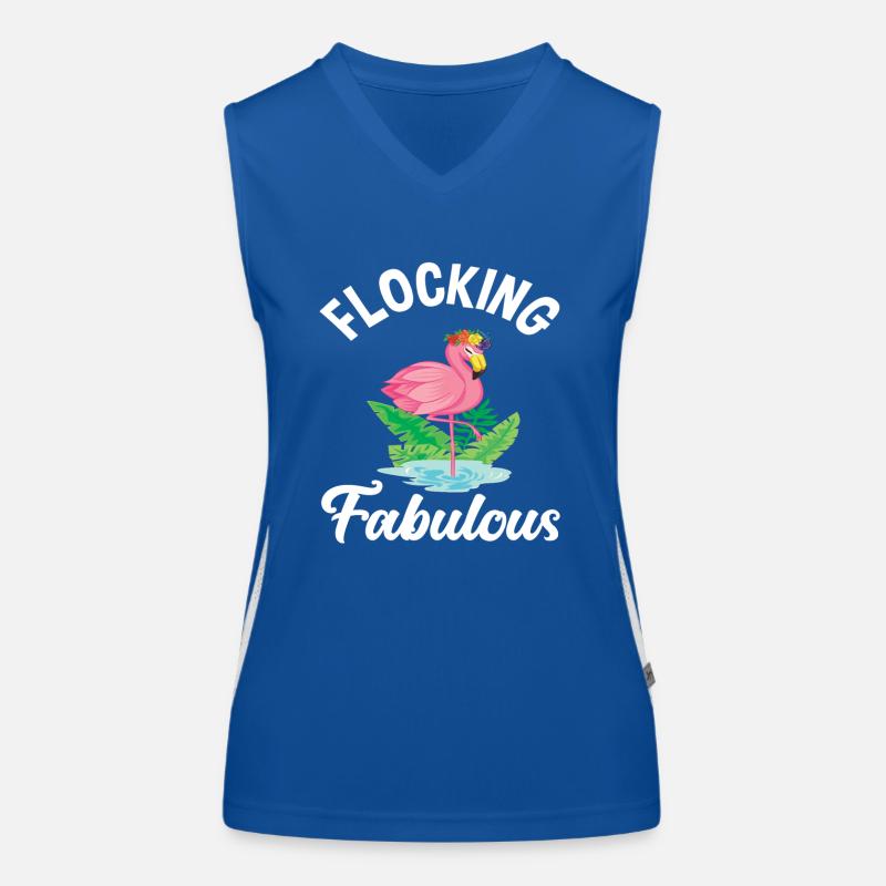 Flamingo Fabulous Women's Functional Contrast Tank Top