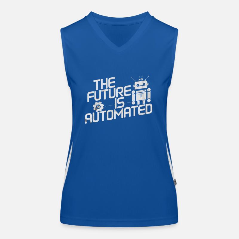 fascinating world of robotics and artificial Women's Functional Contrast Tank Top