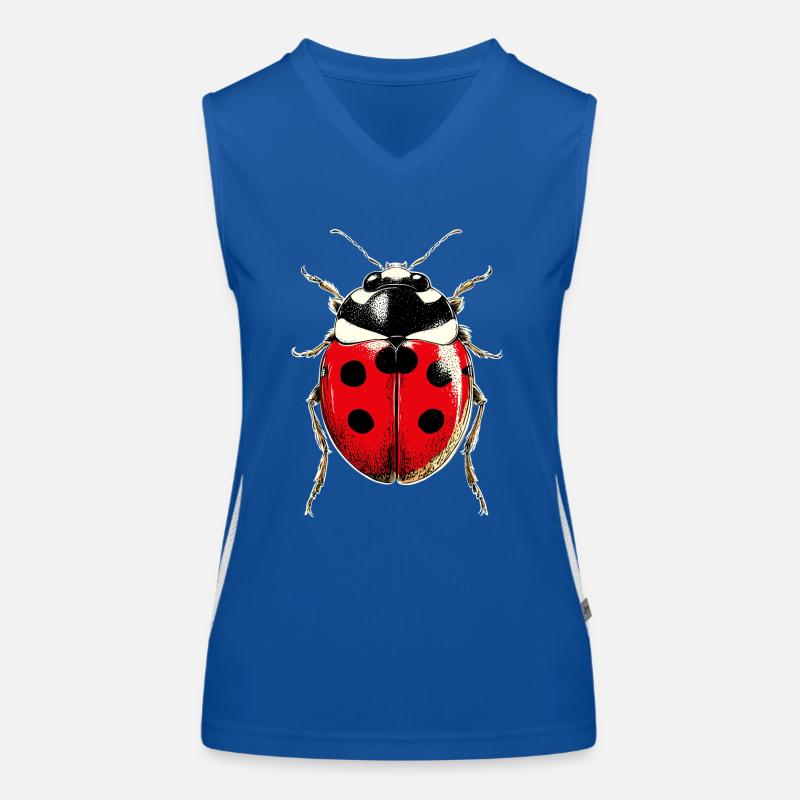 Ladybug Ladybug Insects Colorful Cute Ladybugs Women's Functional Contrast Tank Top