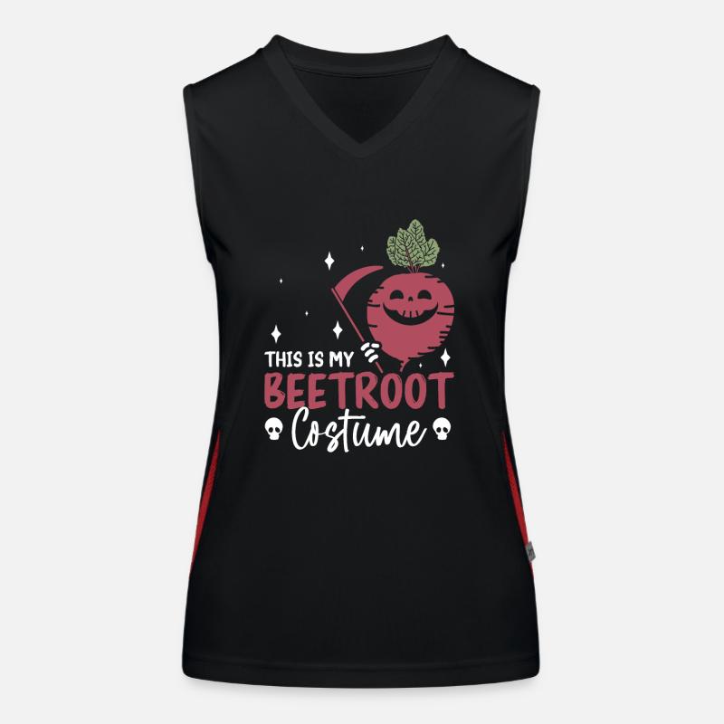 This Is My Beetroot Costume - Beetroot Vegetables Women's Functional Contrast Tank Top