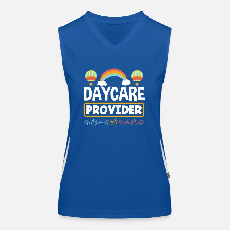 Daycare provider Regenbogen Women's Functional Contrast Tank Top