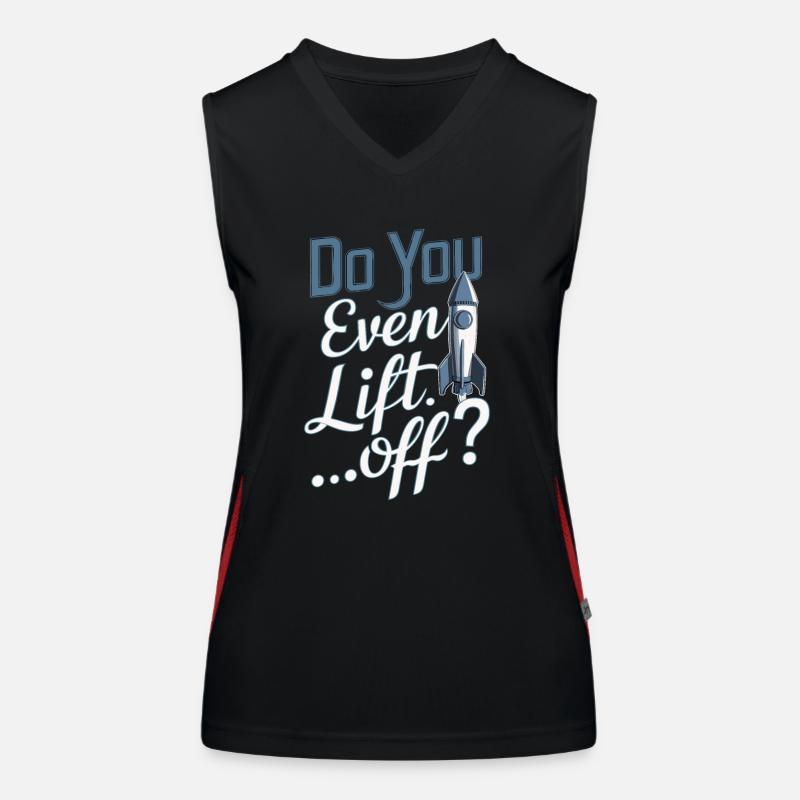 Hebst du überhaupt Funny Model Rocket Builder ab? Funktionelles Kontrast-Tank Top für Frauen