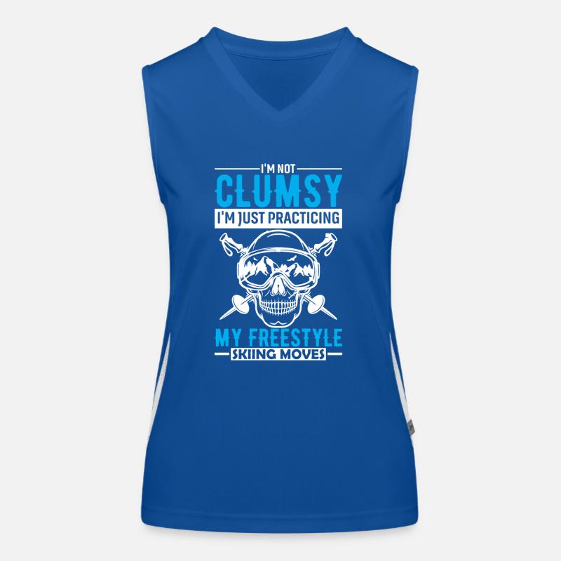 I'm Not Clumsy, I'm Just Practicing My Freestyle S Women's Functional Contrast Tank Top