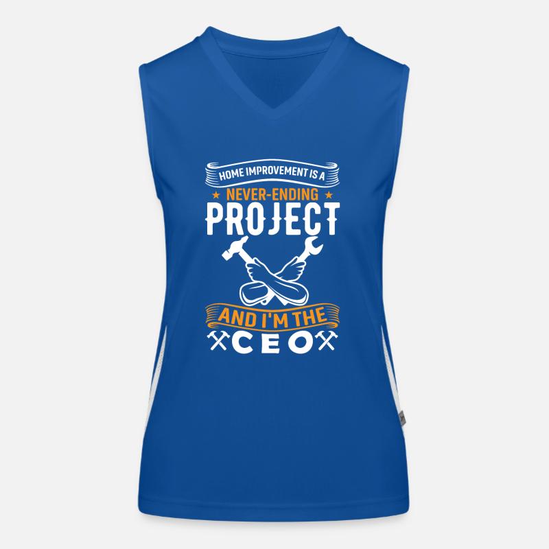 Home improvement is a never-ending project, and I' Women's Functional Contrast Tank Top
