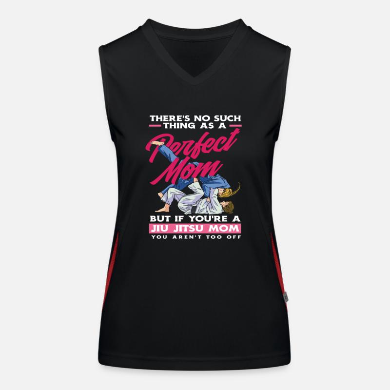 Perfekte Mama Jiu Jitsu Mom Funktionelles Kontrast-Tank Top für Frauen