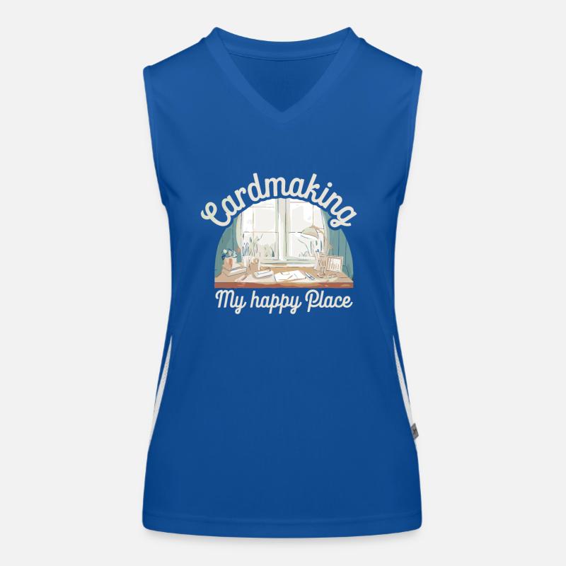 Cardmaker Scrapbooking Card Making Sets For Women's Functional Contrast Tank Top