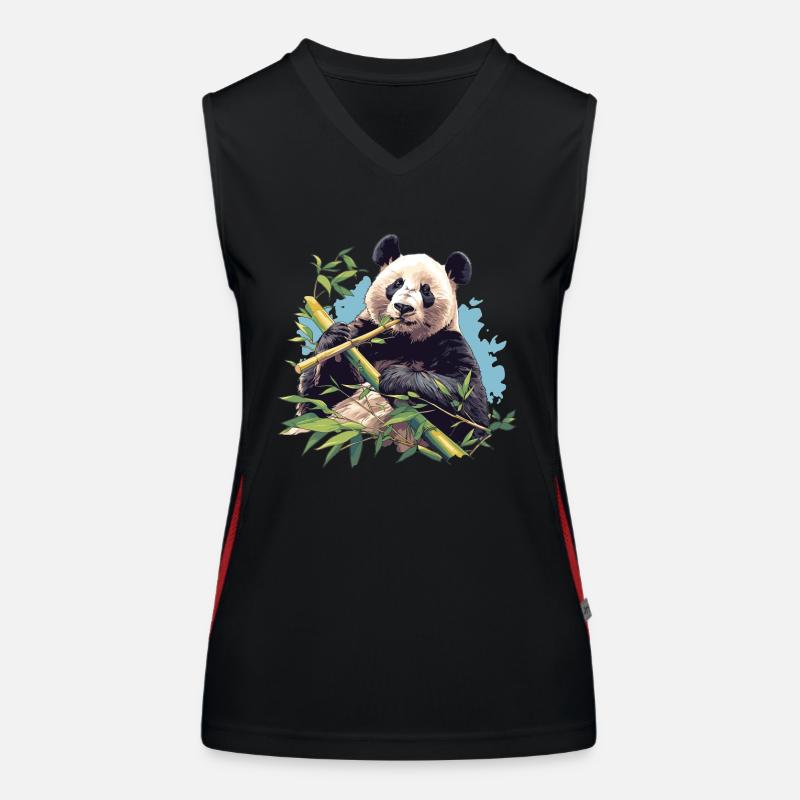 Giant Panda Große Pandas Großer Panda Funktionelles Kontrast-Tank Top für Frauen