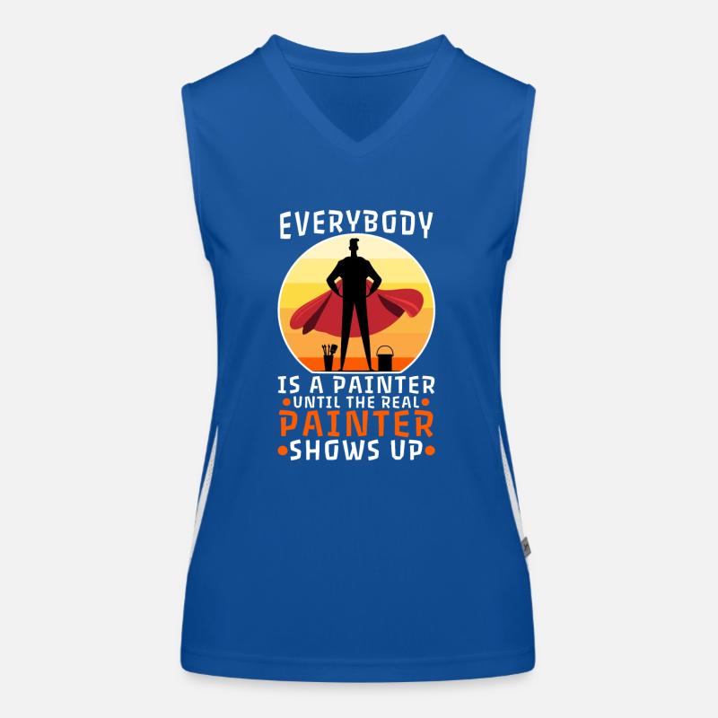 Everybody is a painter until the real painter Women's Functional Contrast Tank Top