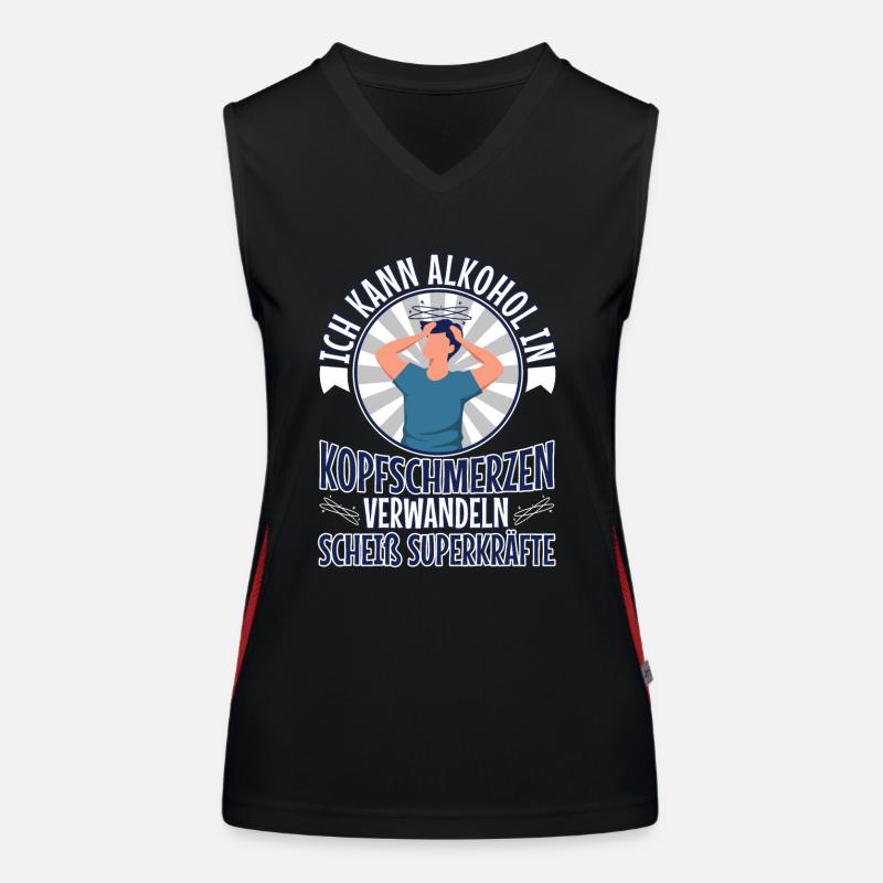 Soberly considered, it was better drunk Women's Functional Contrast Tank Top