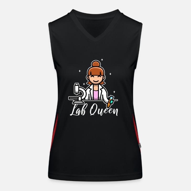 Lab Queen Funktionelles Kontrast-Tank Top für Frauen