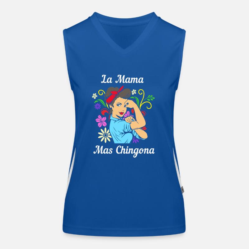 Latina Mutter Funktionelles Kontrast-Tank Top für Frauen