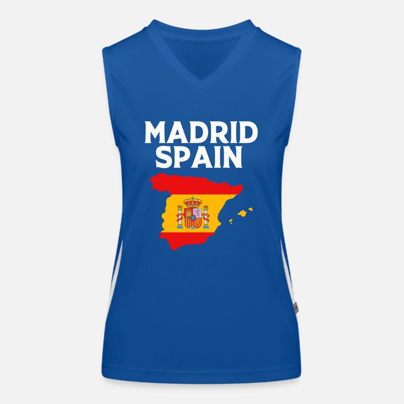 Spanien Funktionelles Kontrast-Tank Top für Frauen