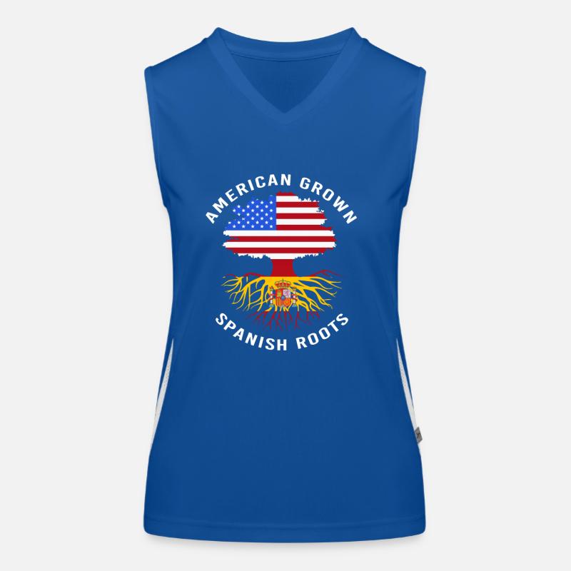 Spanien Funktionelles Kontrast-Tank Top für Frauen