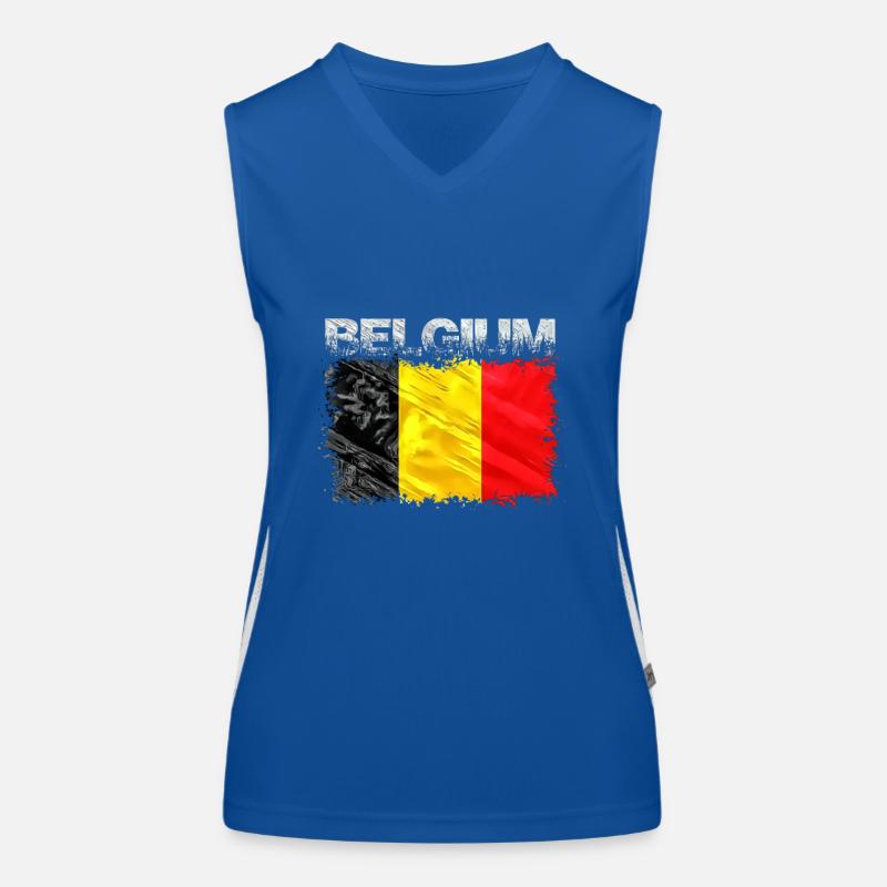 Belgium Women's Functional Contrast Tank Top
