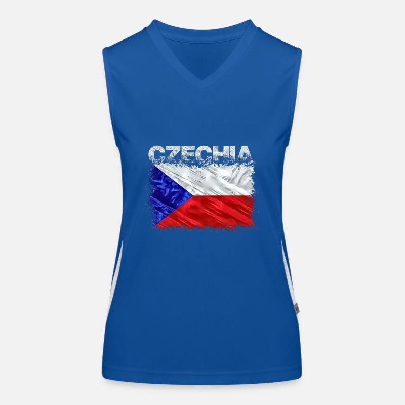Czechia Women's Functional Contrast Tank Top