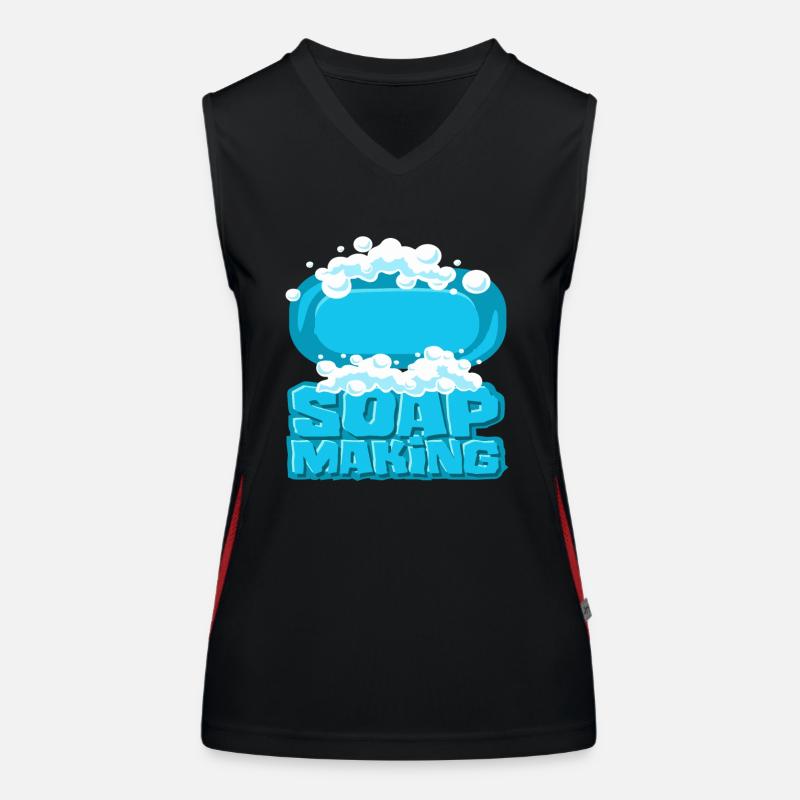 Soap Making Instructions Women's Functional Contrast Tank Top
