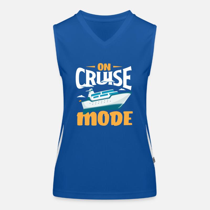 Im Kreuzfahrtmodus en mode croisière Débardeur respirant contrasté Femme