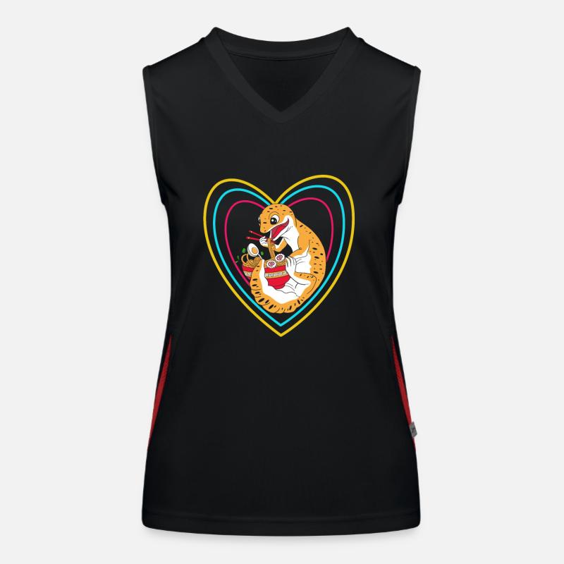 Leopard Gecko Women's Functional Contrast Tank Top