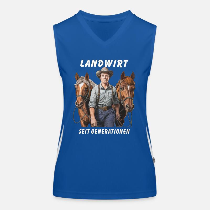 FARMER FOR GENERATIONS Women's Functional Contrast Tank Top