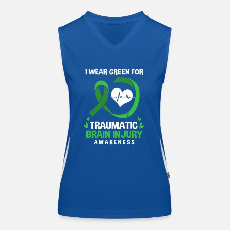 Traumatisme crânien Débardeur respirant contrasté Femme