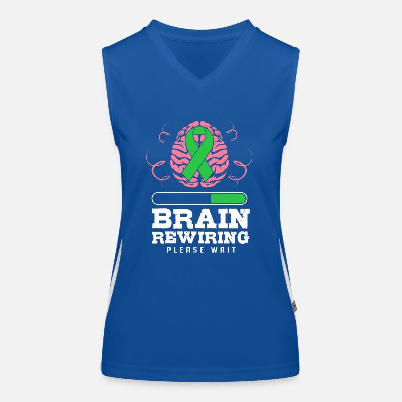 Schädel Hirn Trauma Funktionelles Kontrast-Tank Top für Frauen