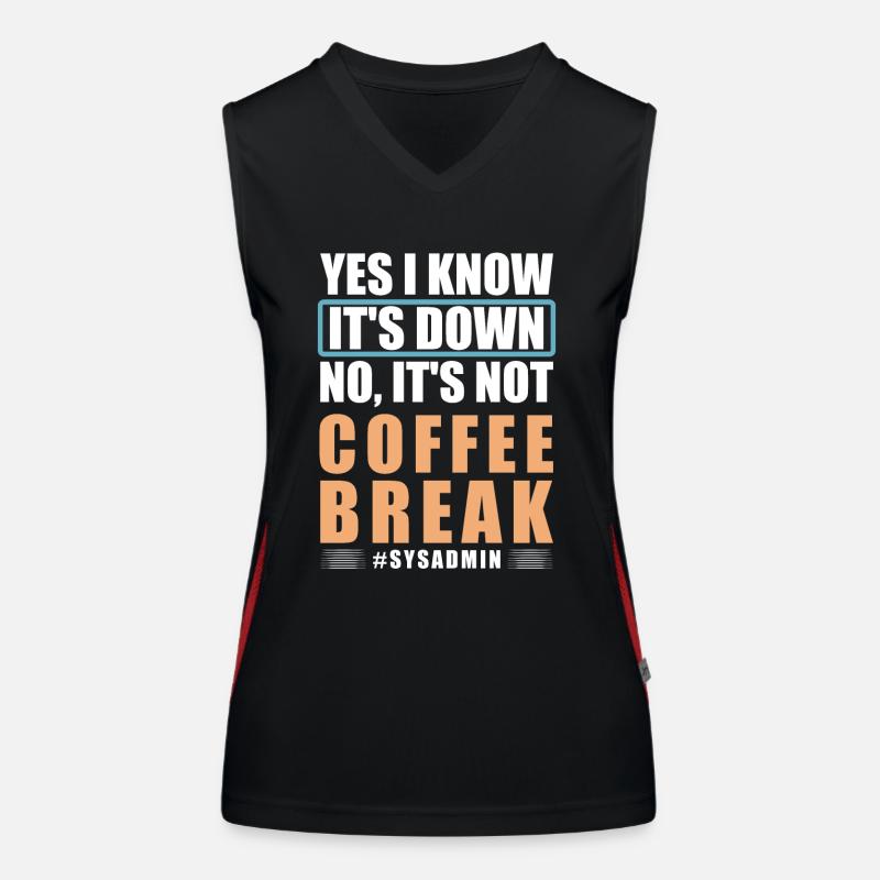 Network Administrator Network Engineer Women's Functional Contrast Tank Top