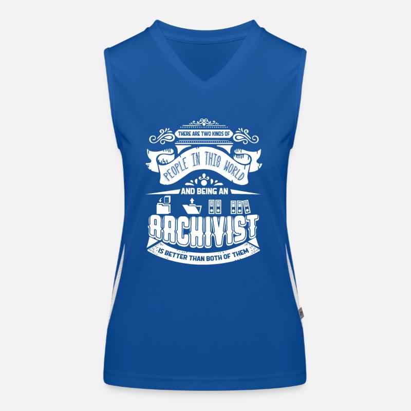 Archivist Being An Archivist Women's Functional Contrast Tank Top