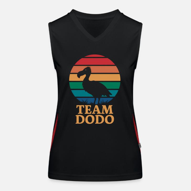 Dodo Spruch Dodo Vogel Lustiges Dodo Geschenk Funktionelles Kontrast-Tank Top für Frauen