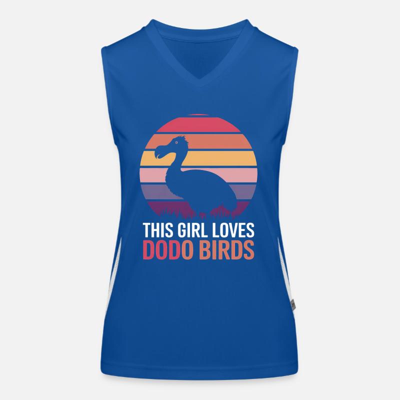 Dodo Spruch Dodo Vogel Girl Lustiges Dodo Geschenk Funktionelles Kontrast-Tank Top für Frauen