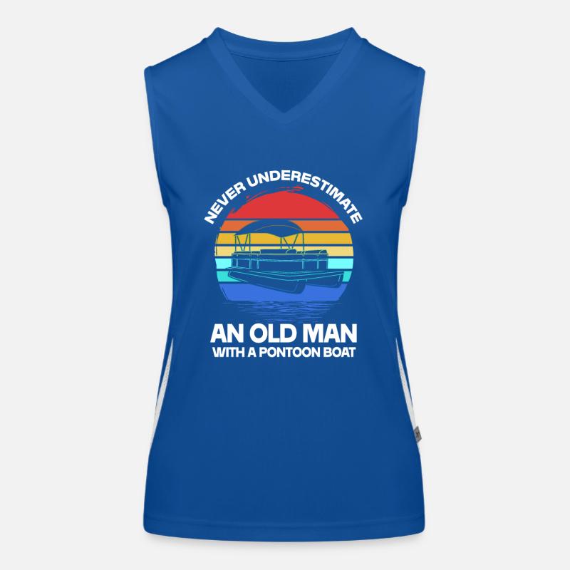 Pontonboot Boot Boote Funktionelles Kontrast-Tank Top für Frauen