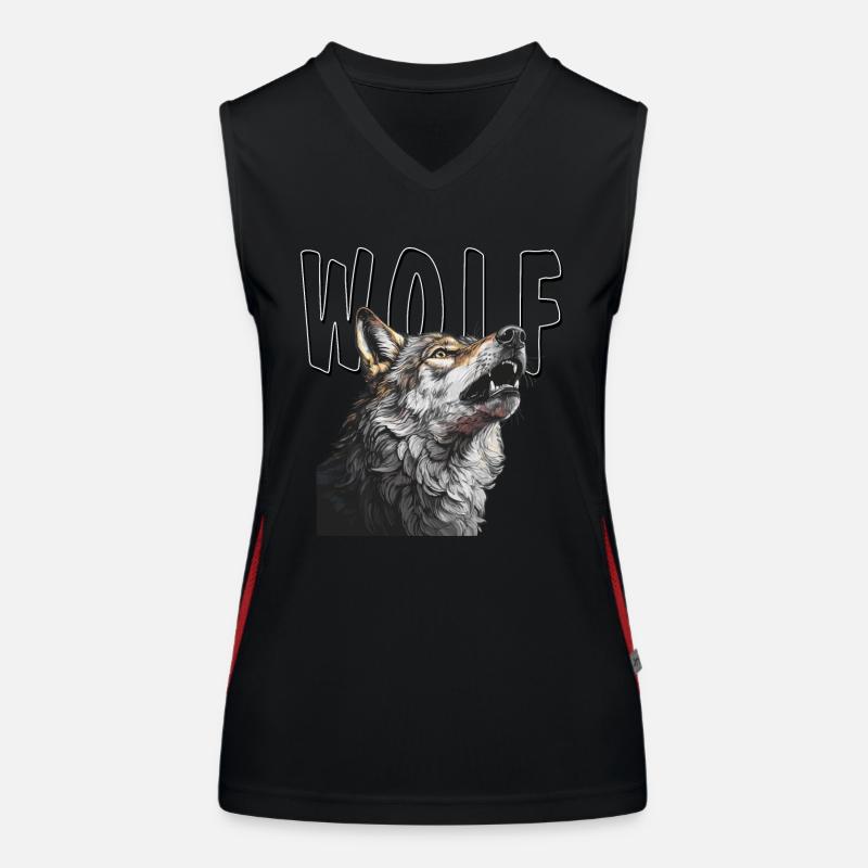 WOLF Funktionelles Kontrast-Tank Top für Frauen