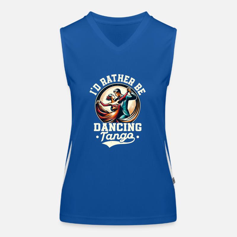 Je préfère danser Tango Musique latine Tango Danc Débardeur respirant contrasté Femme