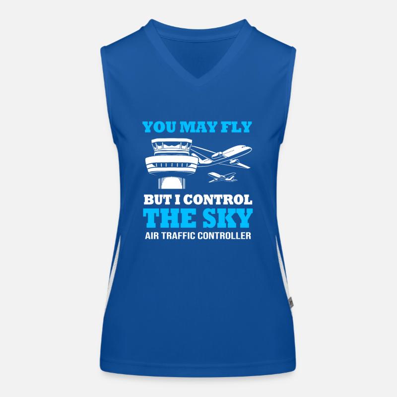Air traffic controller Women's Functional Contrast Tank Top