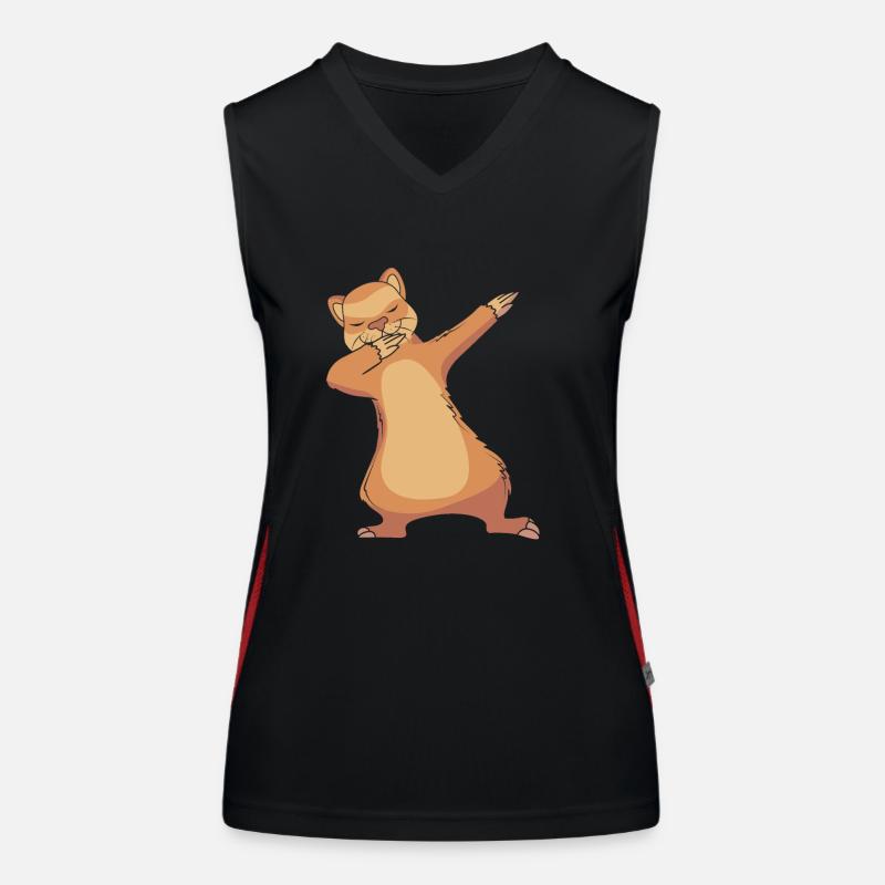 Frettchen Funktionelles Kontrast-Tank Top für Frauen