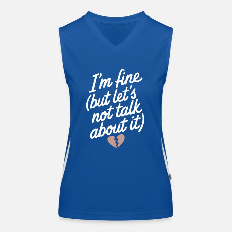 Introversion Alternative Style Emotional Women's Functional Contrast Tank Top