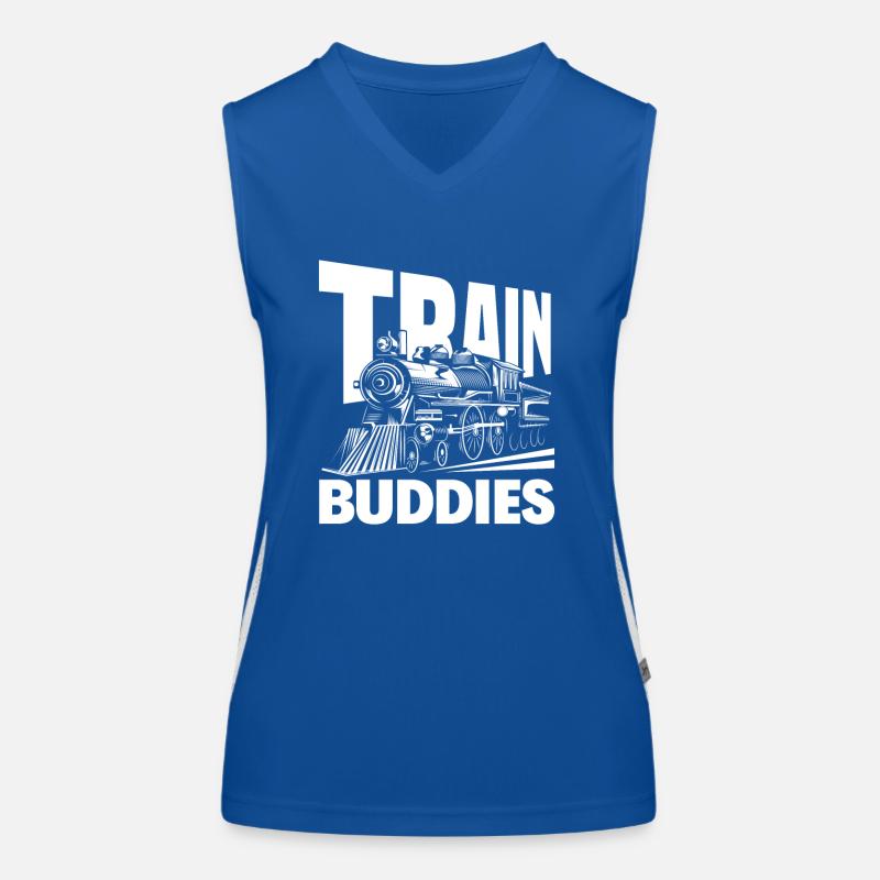 Train Buddies Railway Friends Women's Functional Contrast Tank Top
