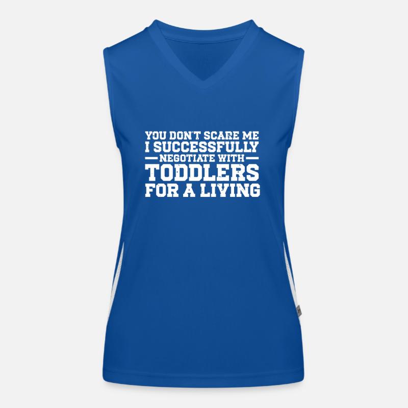 Babysitter Babysitting Women's Functional Contrast Tank Top