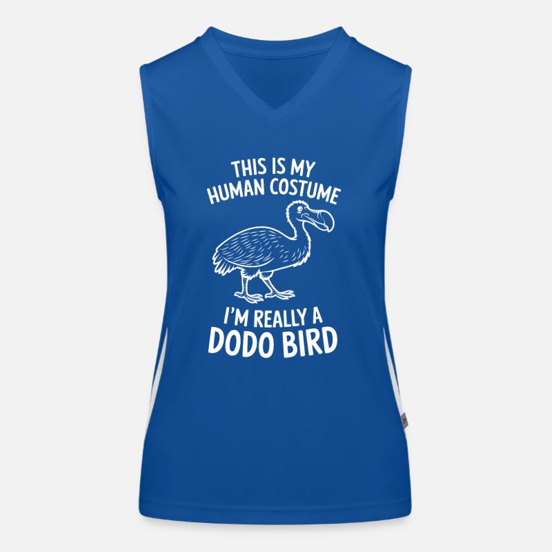 Dodo Spruch Dodo Vogel Lustiges Dodo Geschenk Funktionelles Kontrast-Tank Top für Frauen