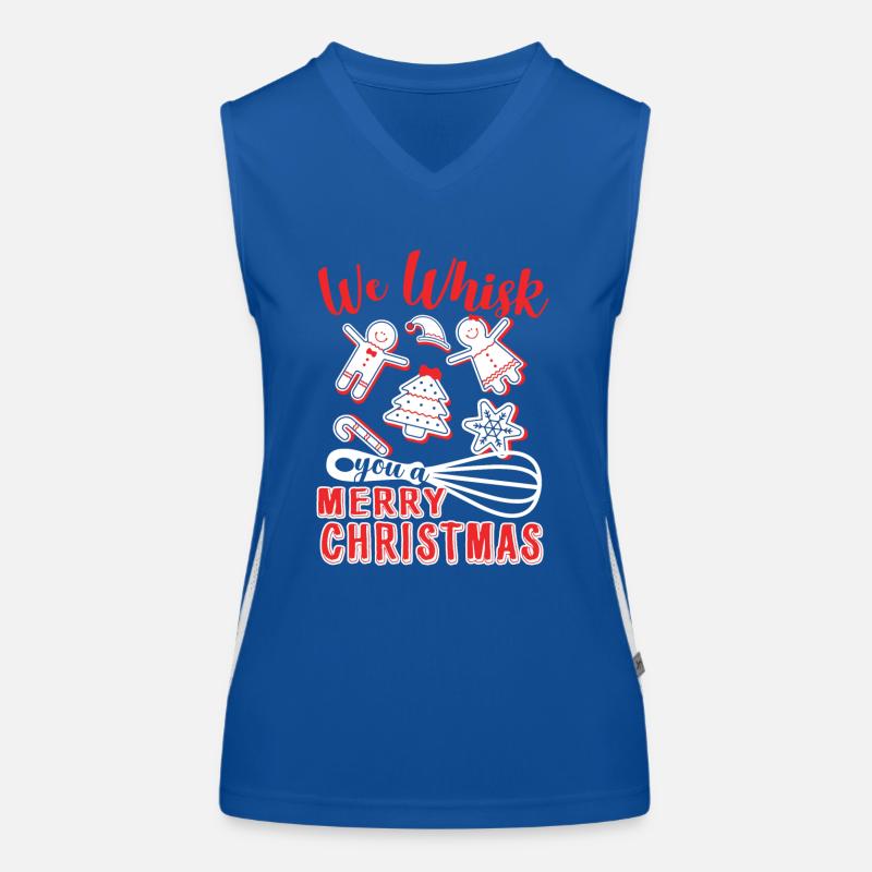 Christmas Christmas Baker Women's Functional Contrast Tank Top
