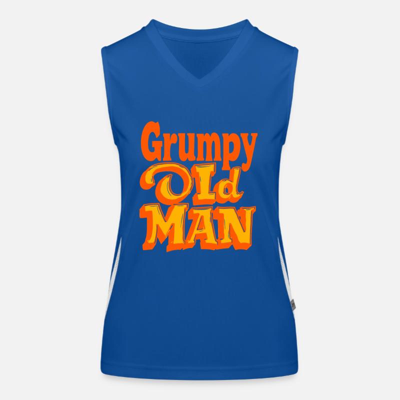 GRUMPY OLDMAN Women's Functional Contrast Tank Top