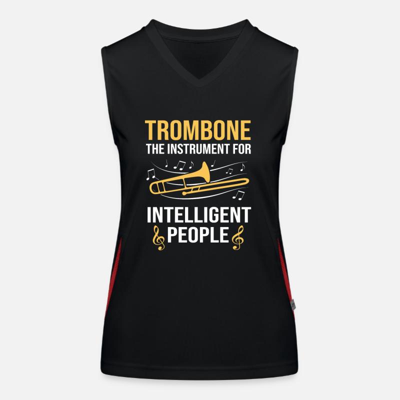 Trombone Débardeur respirant contrasté Femme