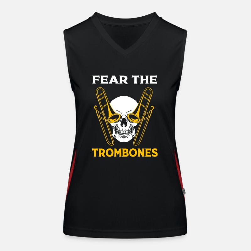 Posaune Funktionelles Kontrast-Tank Top für Frauen